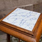 Wooden and ceramic sellette, 1920