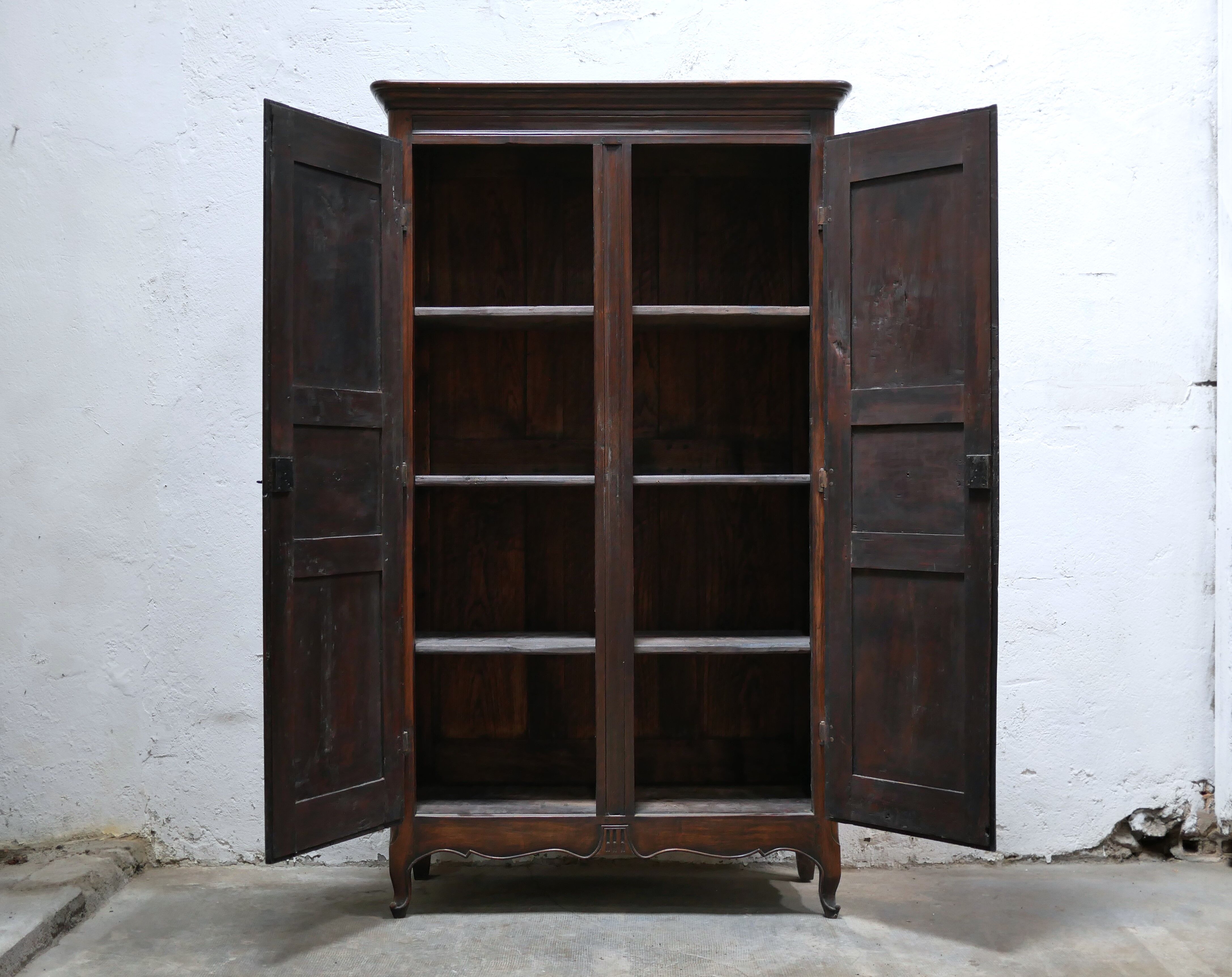 Antique wooden wardrobe