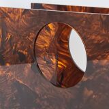 Vintage plexiglass magazine rack 1970