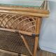 Vintage rattan console