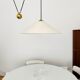 Large Adjustable Brass Pendant Lamp with Counterweight by Florian Schulz