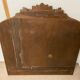 Bevelled mirror frame wooden art deco fruit basket 89x85cm