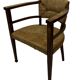 Art Deco chair minimalist oak wicker minimalist design