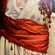 Orientalist painting the lemon merchant oil on panel nineteenth