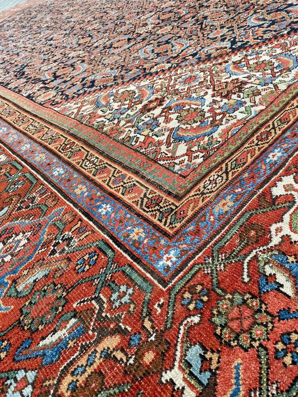 Old Persian carpet Ferahan 336x412 cm
