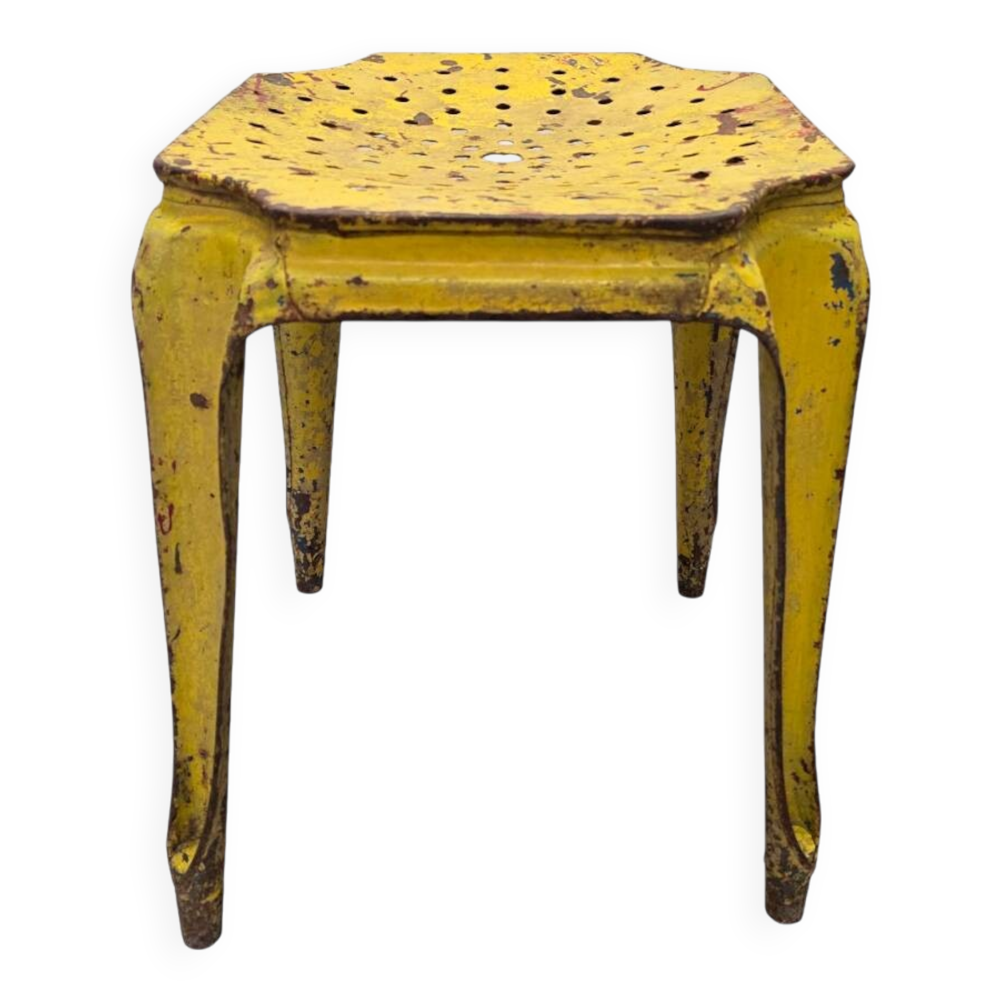Original French Tolix stool, 1940s