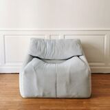 Fauteuil et ottoman "Plumy" de Annie Hieronimus, Cinna, 1980