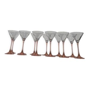 12 verres à cocktails - rose luminarc