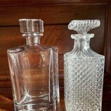 Curved Crystal Whiskey Decanter