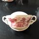 pink English tea service