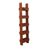 Shelf 5 levels in Burmese teak