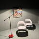 Duo de chaises tonneau 1950
