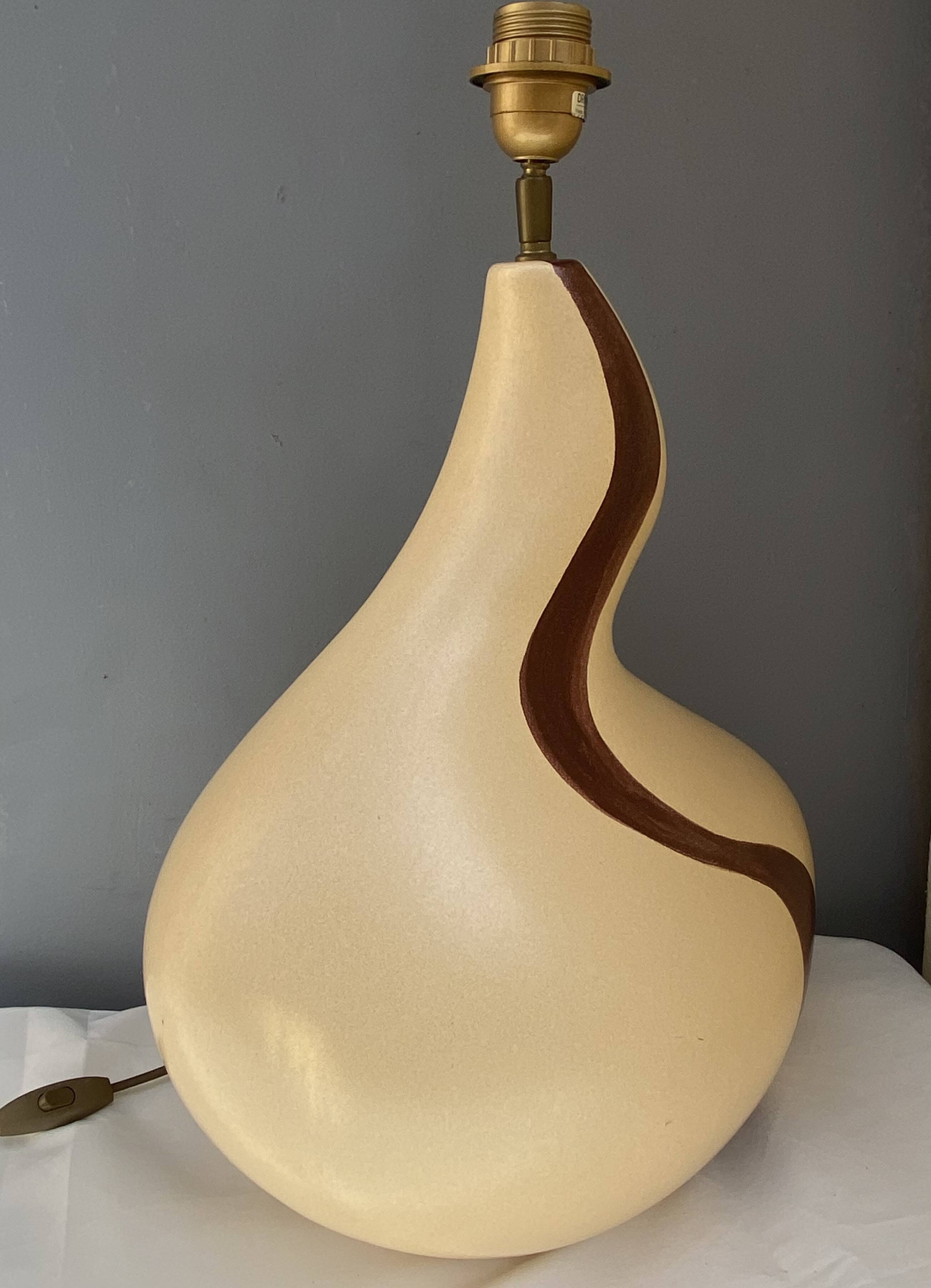 Drimmer ceramic lamp base from the 1980s