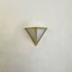 Applique italienne verre opalin et laiton