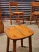 Lot de 3 chaises et 2 tabourets