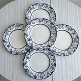 5 English plates