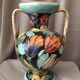 Vase amphore monaco a decor floral