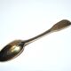 Precious set of 6 teaspoons and its sugar tongs in SOLID SILVER plated Gold Vermeil 19th s