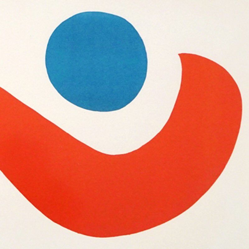 Skybird lithograph by Alexander Calder, 1974