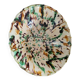 Glazed earthenware salad bowl
