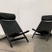 Set of minimalist postmodern folding chairs model Hestra by Tord Björklund for Ikea, 1980s.