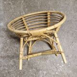 1970s rattan children's armchair