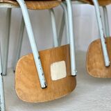 Chaises d'école, lot de 6