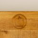 Guillerme and Chambron. Oak wardrobe with integrated secretary. 1970-80.
