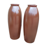 Paire de vases en grès
