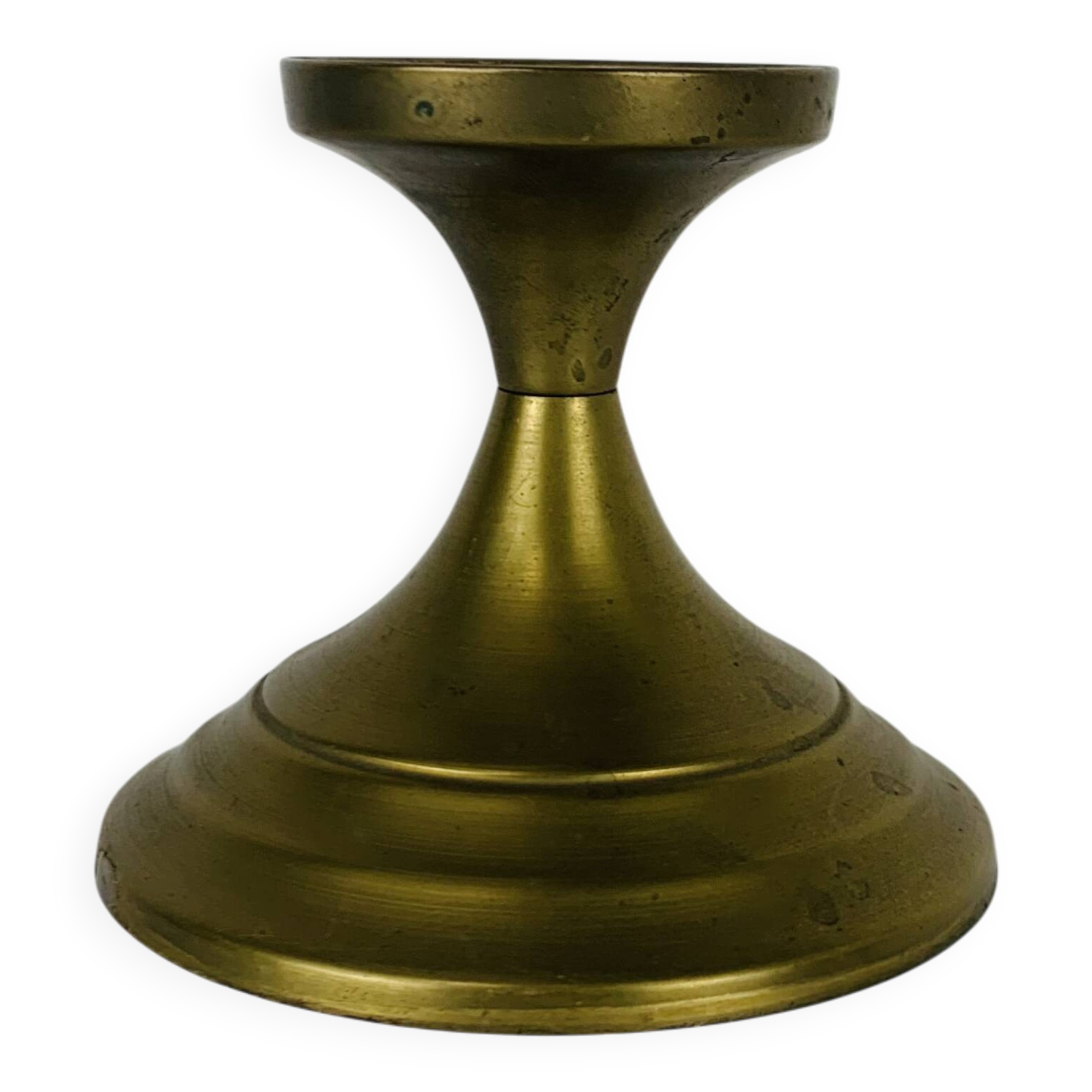 Bougeoir laiton doré vintage