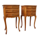 Set of 2 Louis XV bedside tables - Cherry wood