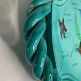 Large ceramic cut dish Monaco Cerart fish