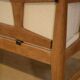 Oak canapé with ecru loops by Guillerme and Chambron for Votre Maison 1960s