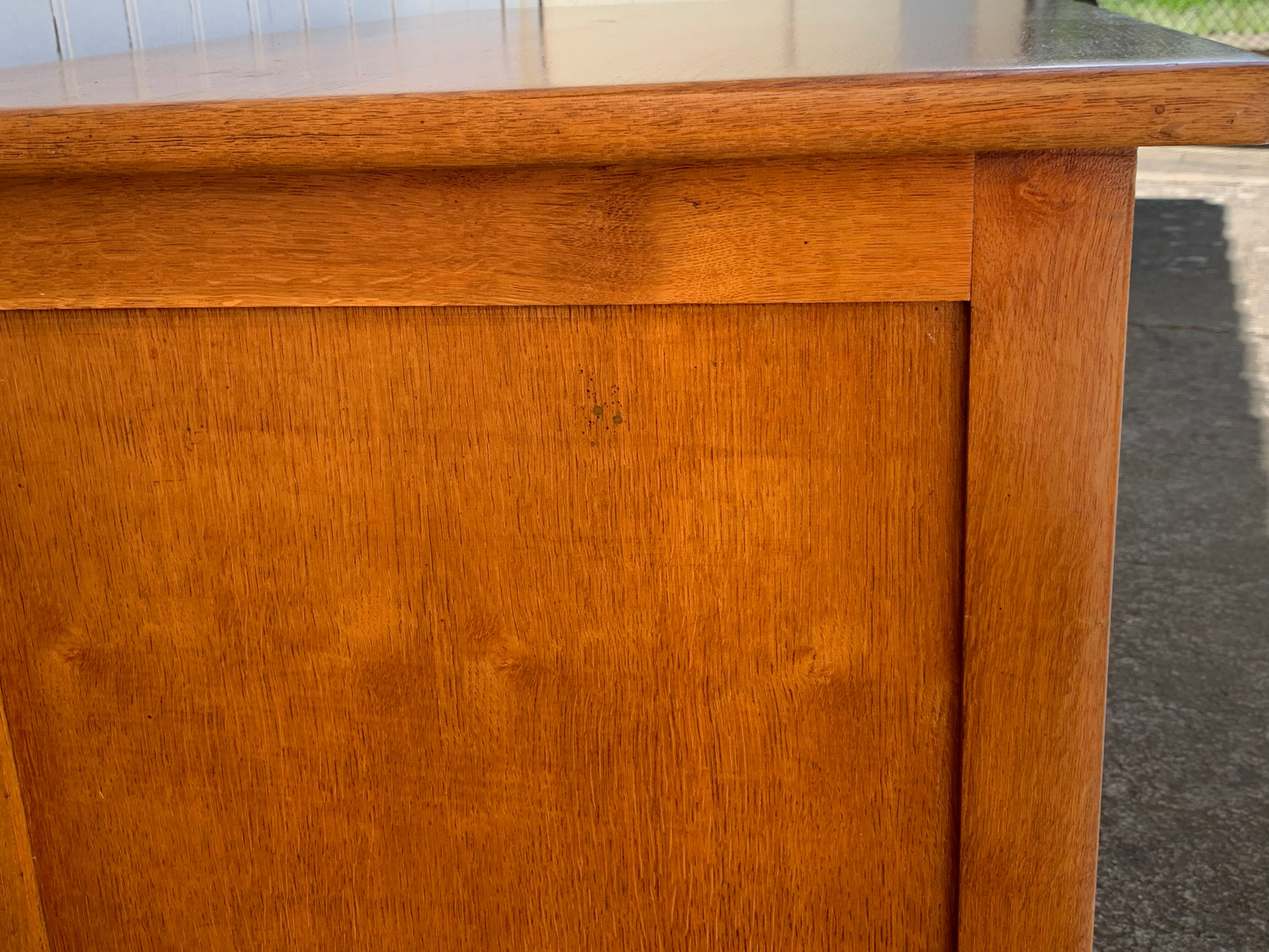 Office schoolmaster 1950 solid oak