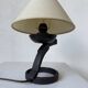 Brutalist metal lamp from the 50s