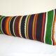 Vintage Queen Boho woven bedding cushion cover with stripes