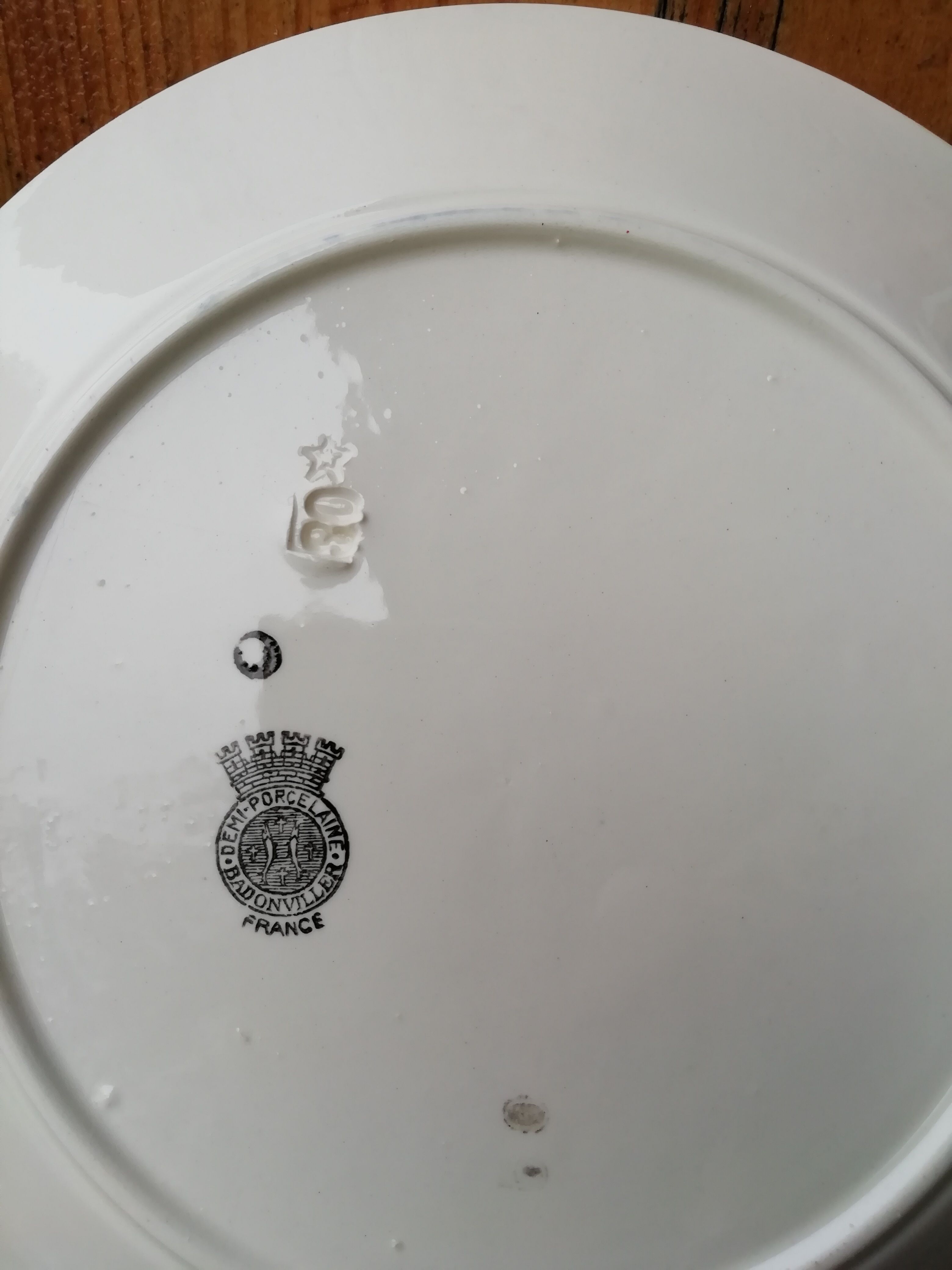 Lot of dessert plates badonviller