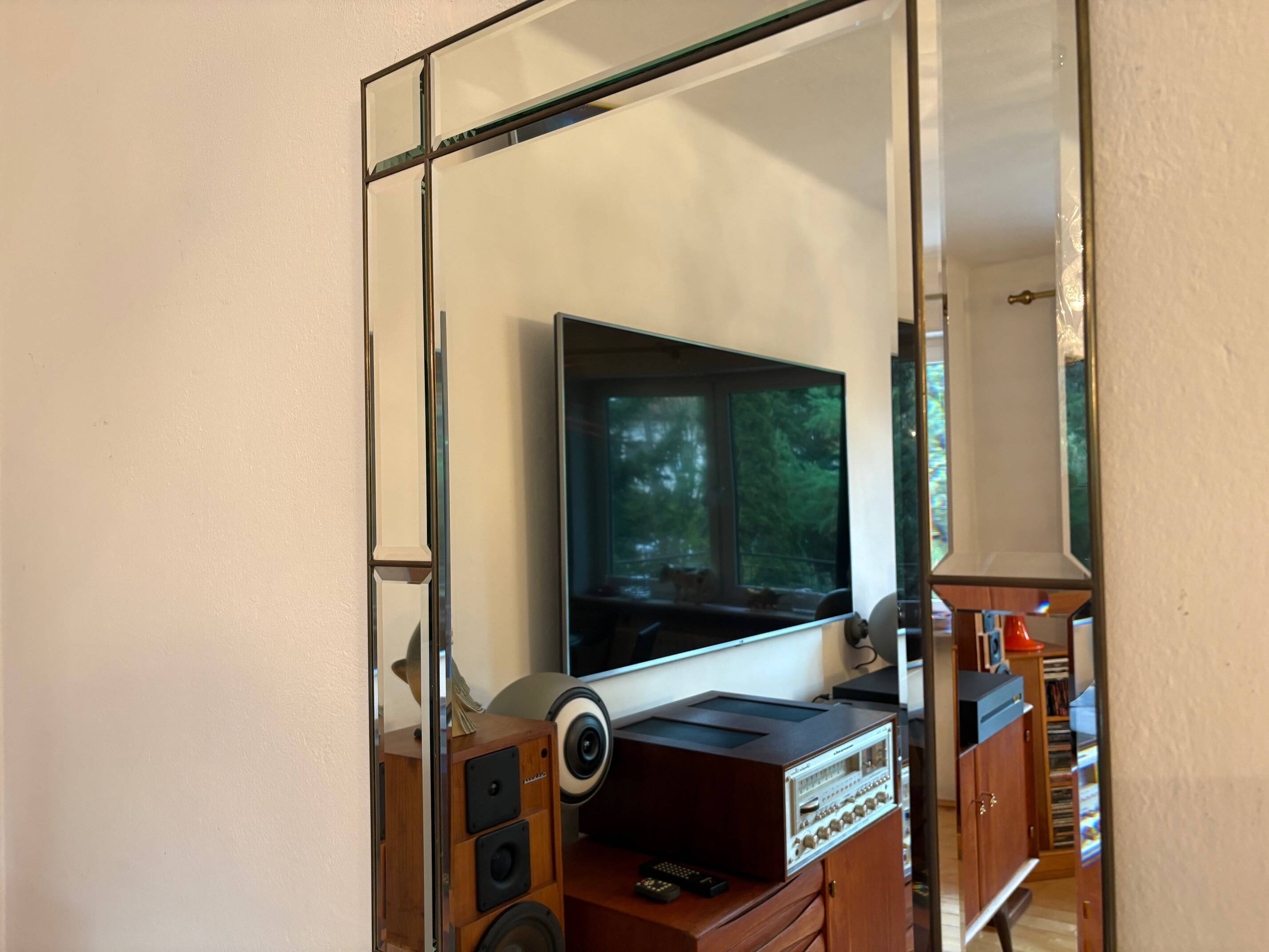 Crystal Mirror, Italy, 1970s