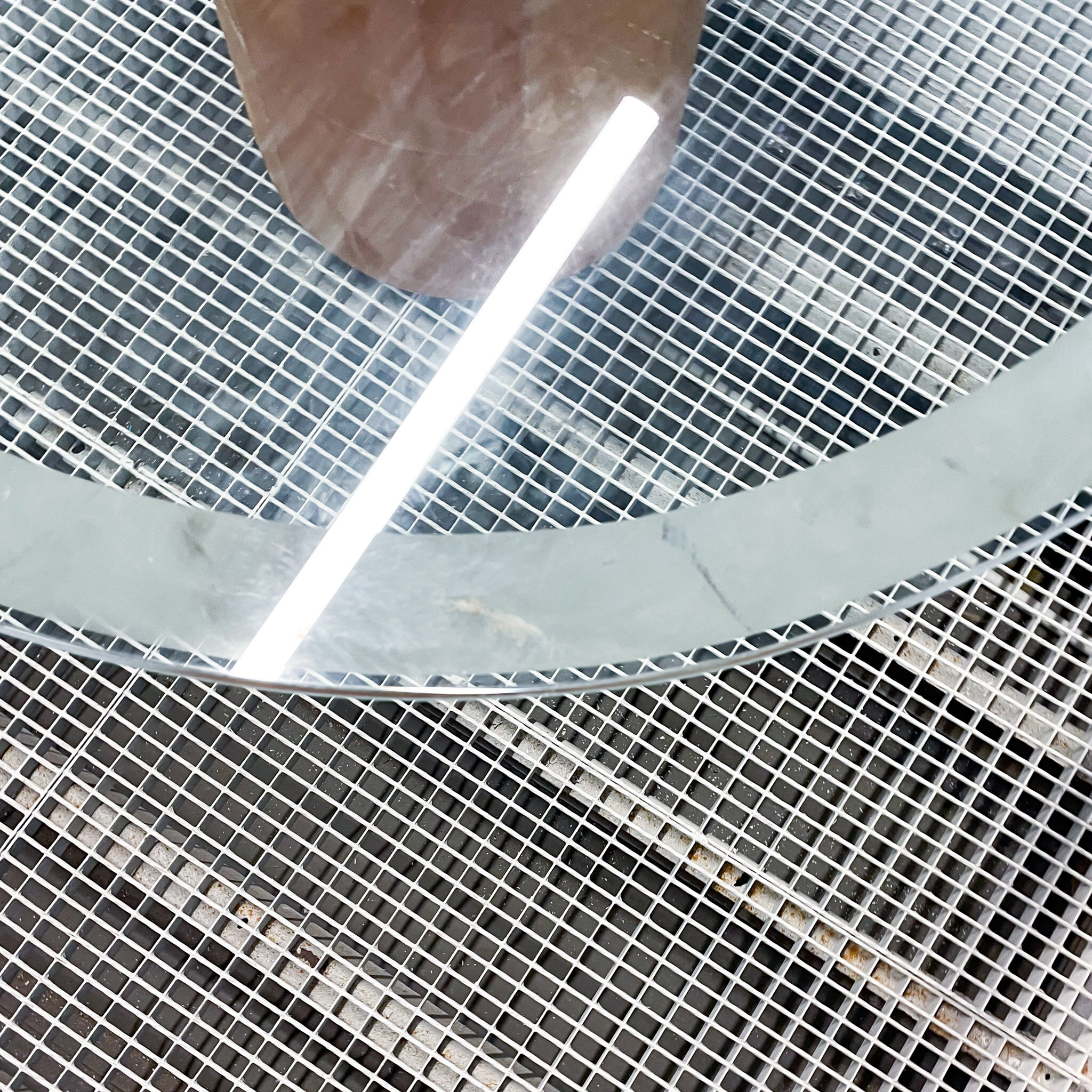 Tobia & Afra Scarpa - glass dining table "Tobia Alto"