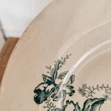 Earthenware soup plate