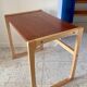 Table basse bois exotique vintage