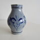 Vintage earthenware Jug with Blue Salt Glaze/Marzi & Remi, 1960's.