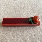 Box of 12 knife doors "vegetables" - earthenware - 8,5x2 cm