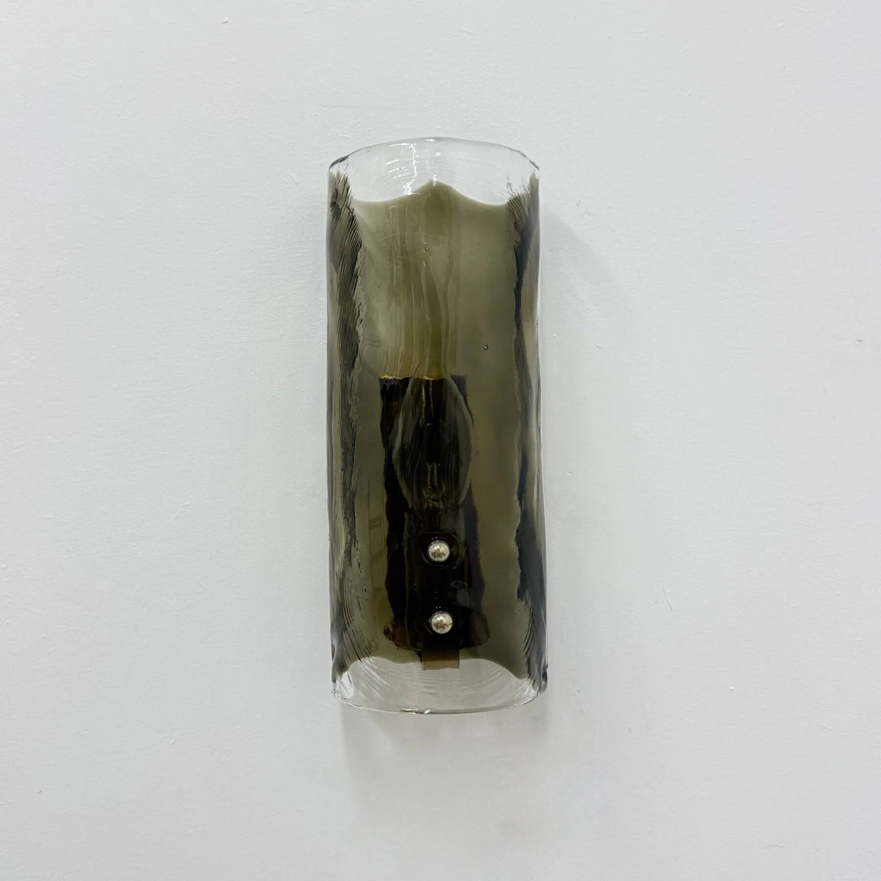 Mid-century glass wall lamp sconce J.T. Kalmar, 1970s, Germany