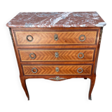 Commode de style transition en marqueterie