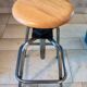 Restored factory stool L. Sautereau, 1950s-60s.