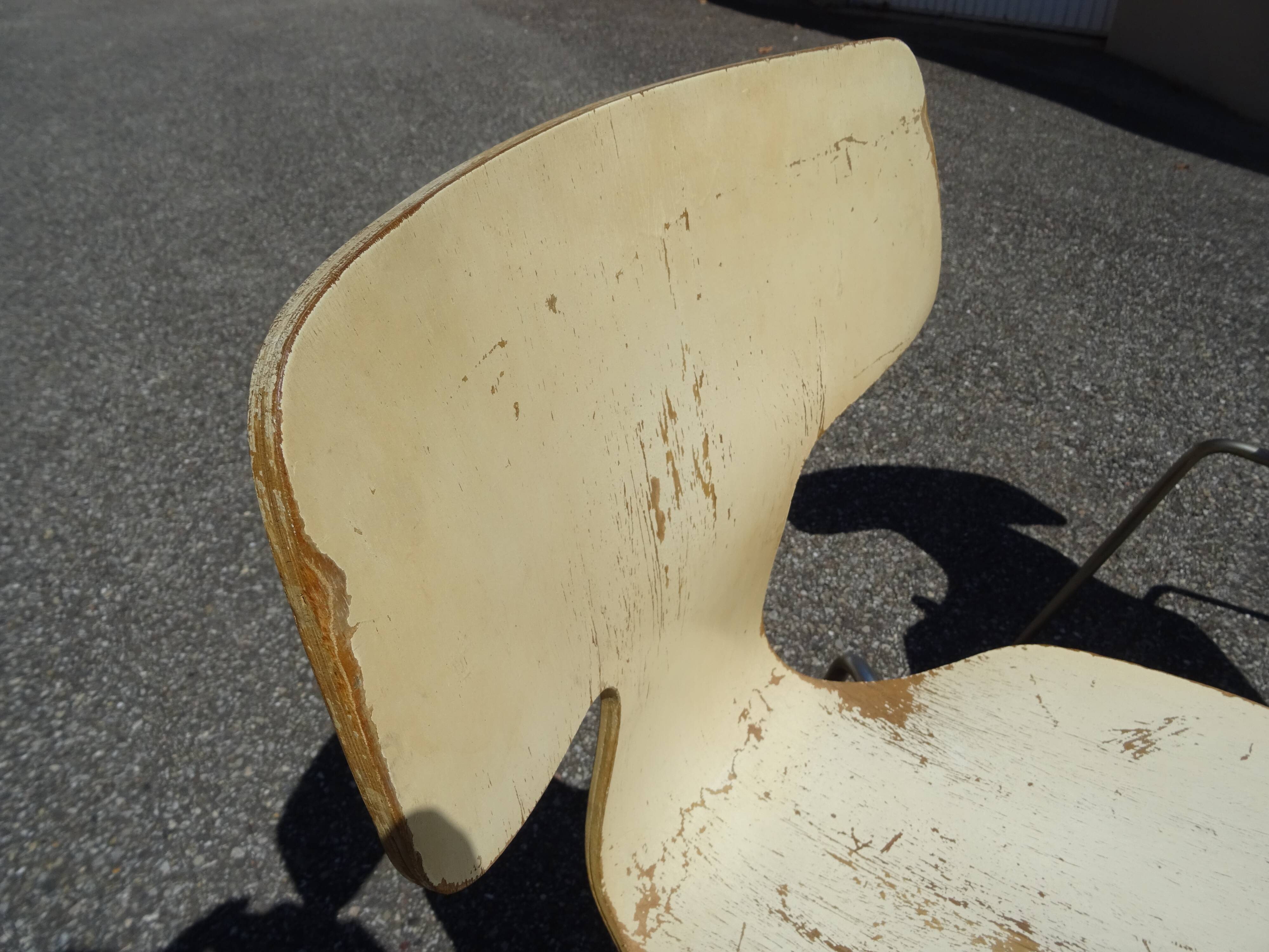 Paire de chaises modèle 3103 Hammer d'Arne Jacobsen pour Fritz Hansen