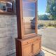 Raw wood gun cabinet