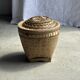 Traditional woven Indonesian basket light H40 D37