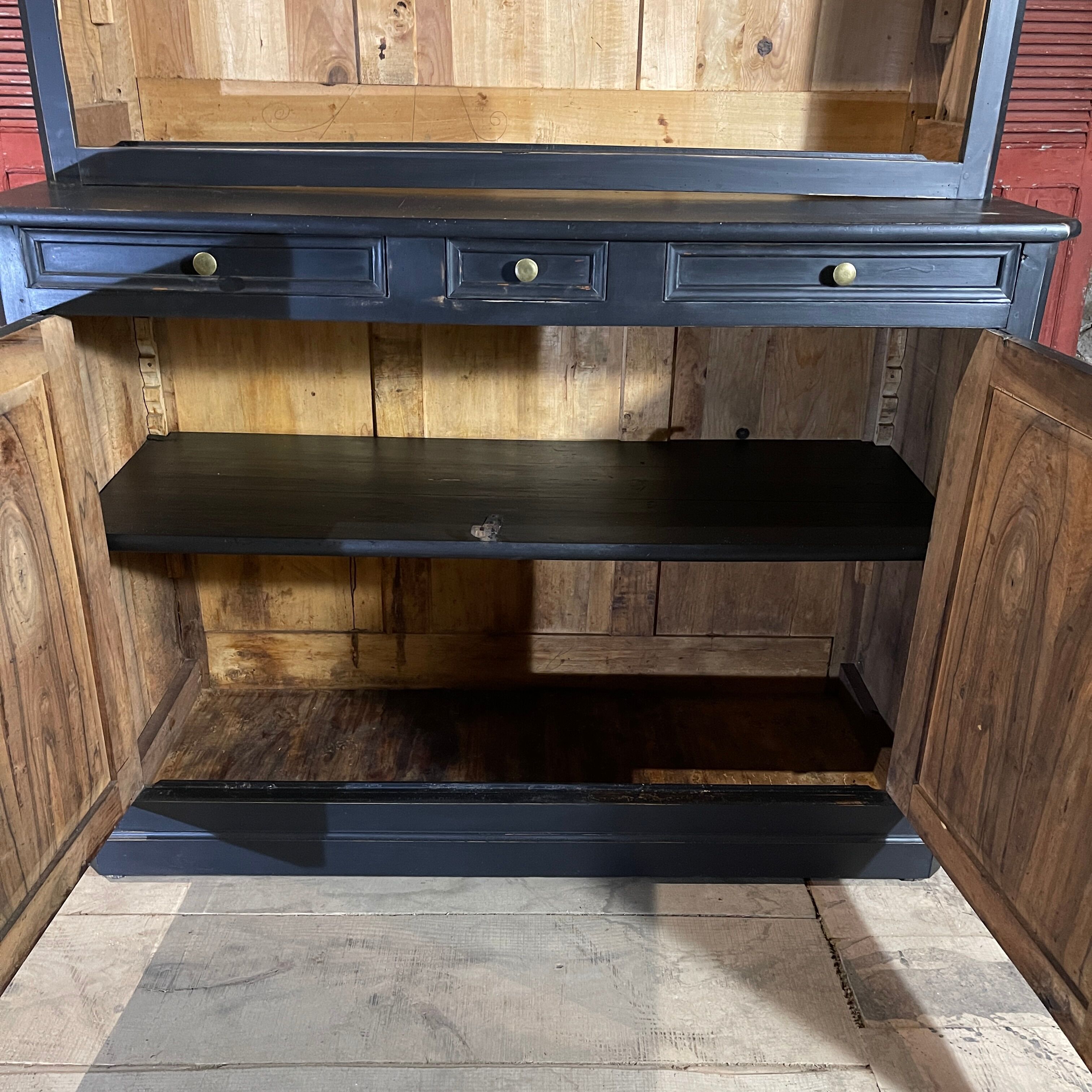 Black patina cupboard
